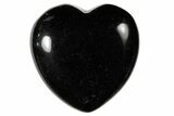 1.2" Polished Black Obsidian Heart - Photo 3